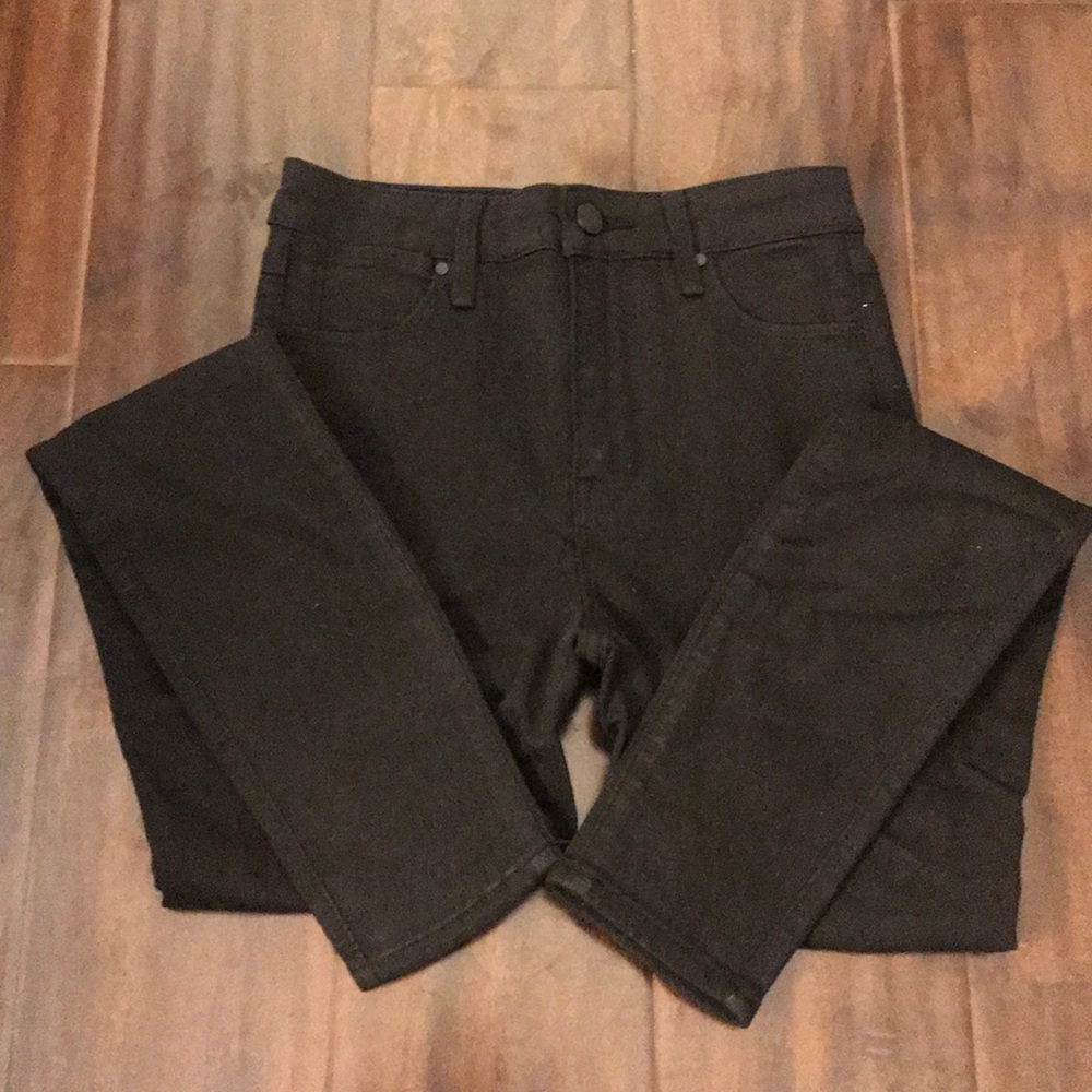 black high waisted jeans